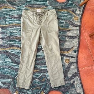 SANCTUARY lace-up fly pants